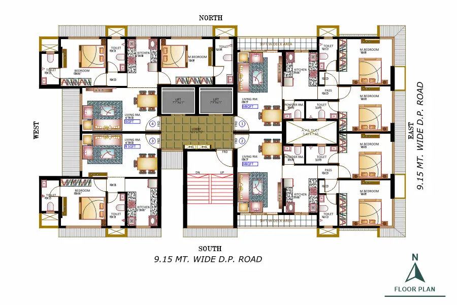 Mahavir Divine Floor Plan Kandivali West