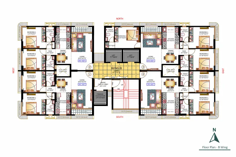 Mahavir Imperial Floor Plan 1