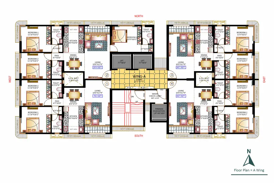 Mahavir Imperial Floor Plan 2