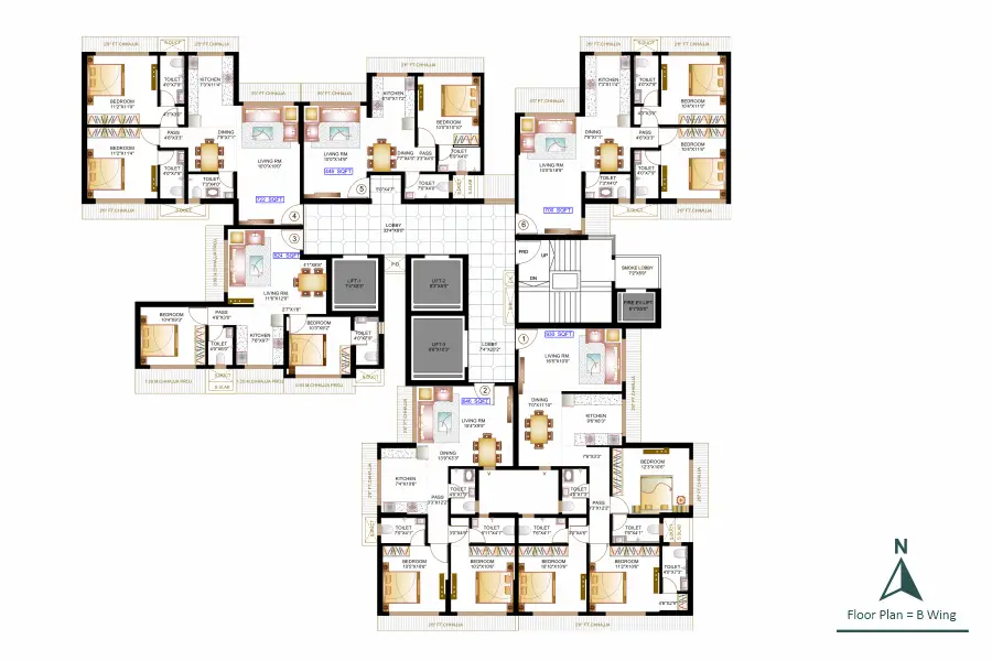 Mahavir Majesty Floor Plan