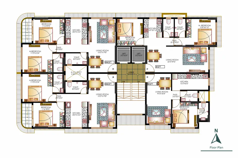 Mahavir Santoshika Floor Plan Malad
